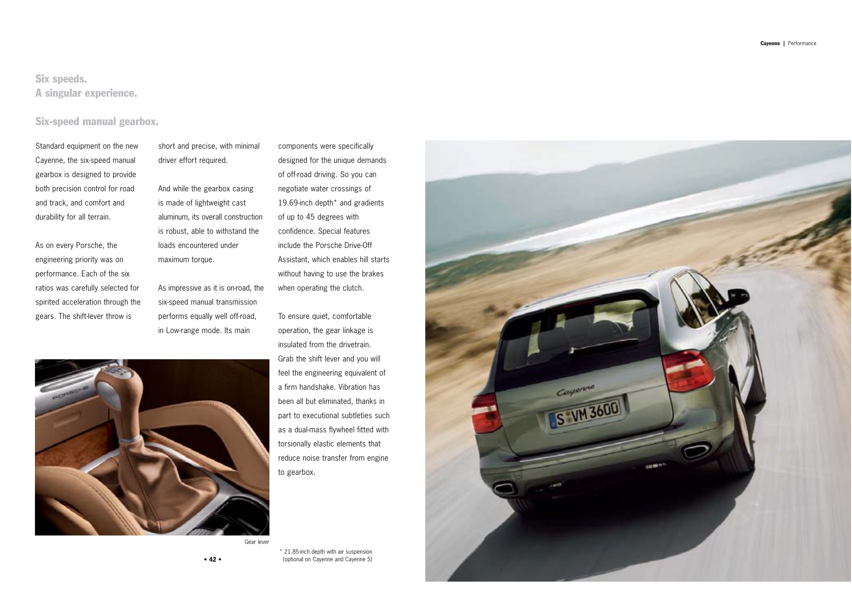 2008 Porsche Cayenne Brochure Page 54